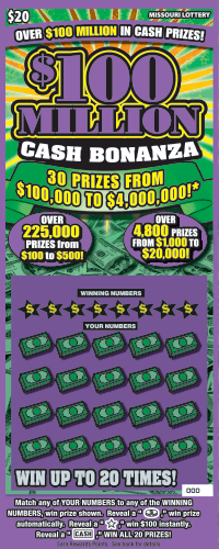 $100 Million Cash Bonanza