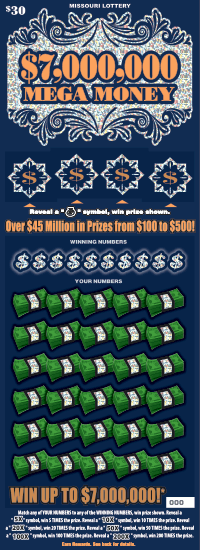 Boone County Lottery Scratchers Ticket Worth $7 Million