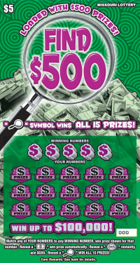 $100,000 Scratchers Prize Won In St. Louis
