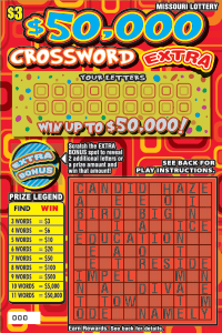 $50,000 Scratchers Ticket Sold in Thayer