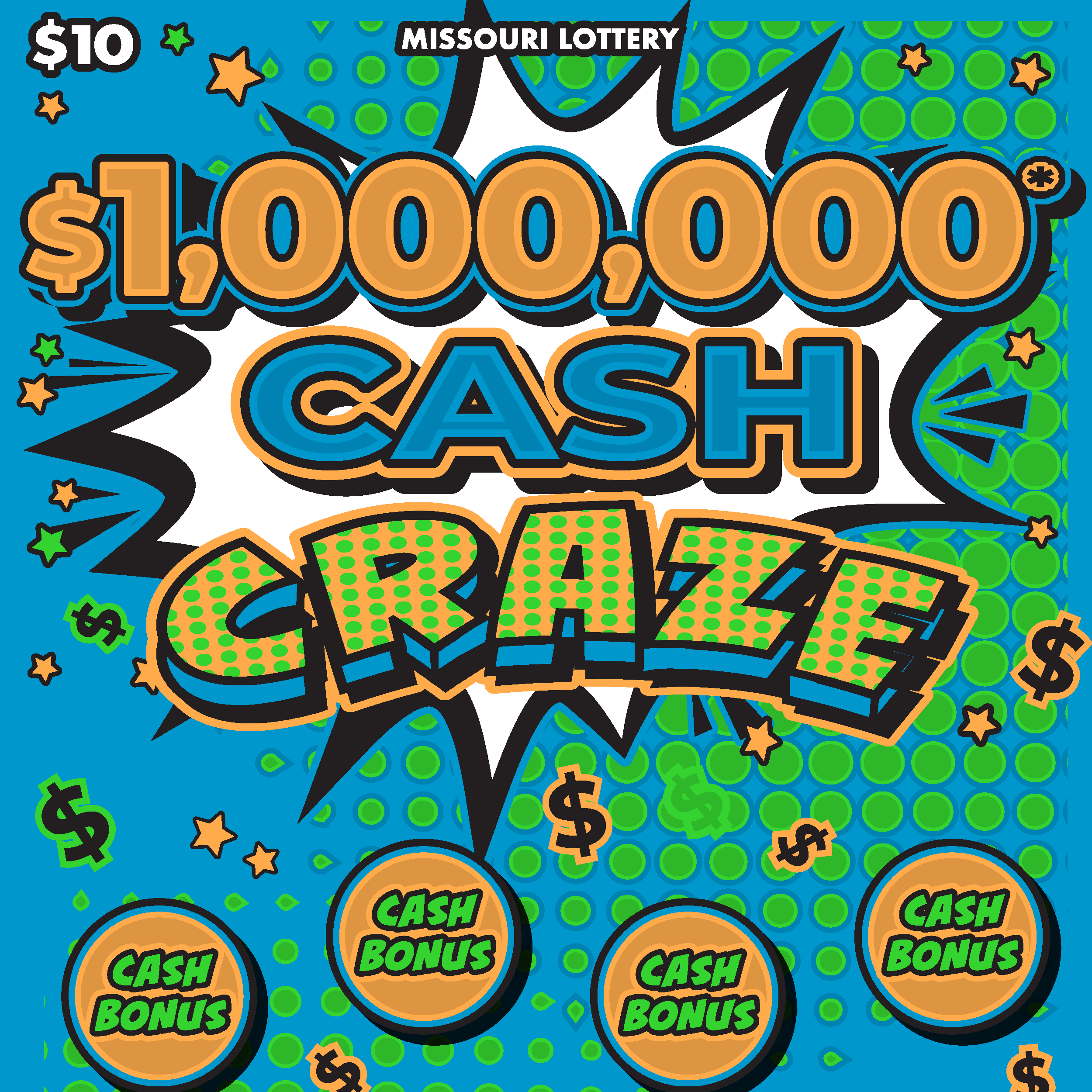 $1,000,000* CASH CRAZE