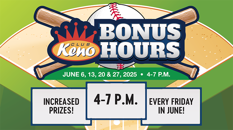 Club Keno Bonus Hours