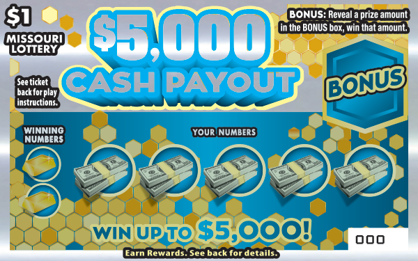 5 000 CASH PAYOUT molottery