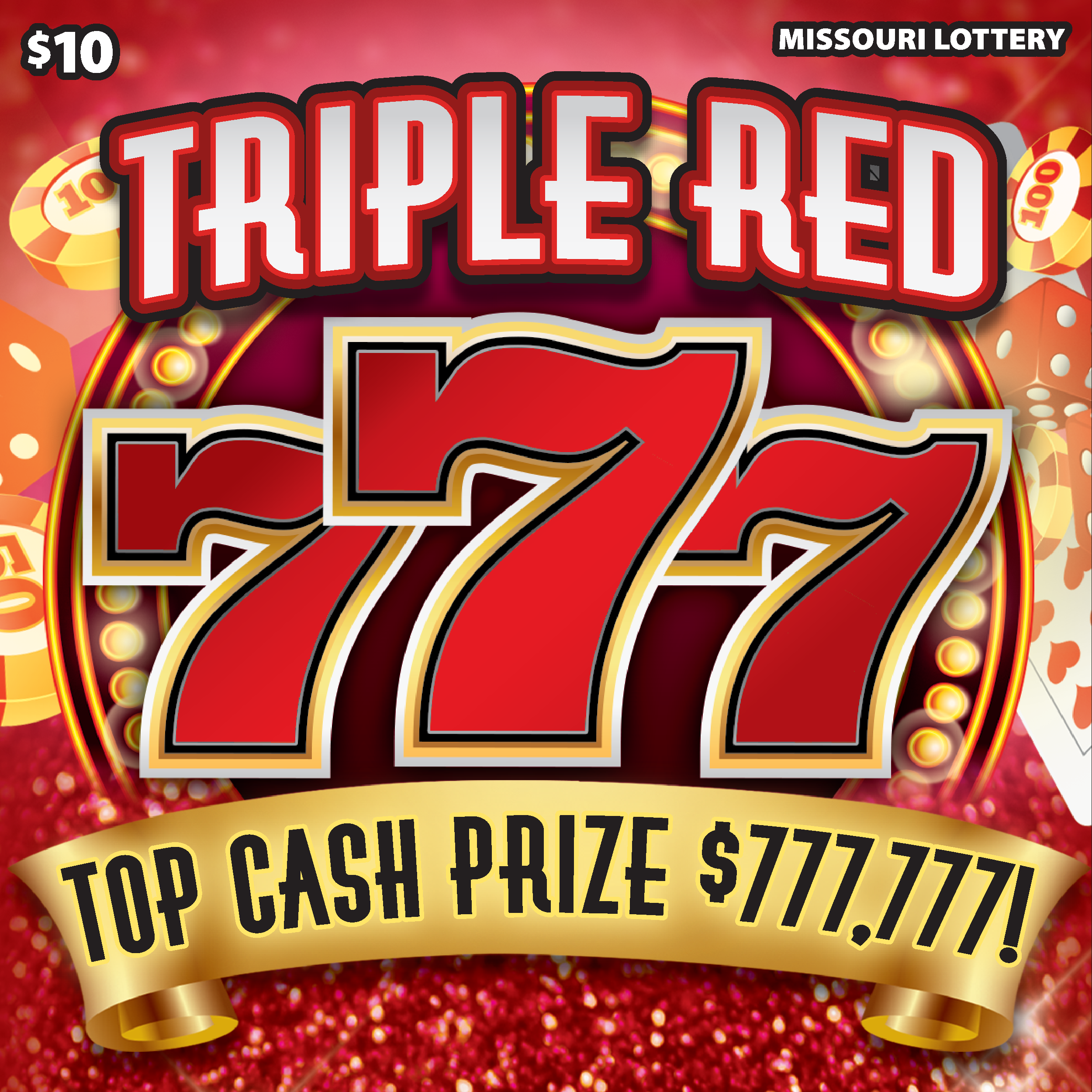  PROMO PRINTING GROUP, INC. Triple 7 Jackpot Scratch Off - (30  Cards) Scratch Off Tickets, Scratch & Win : Toys & Games