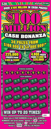 $100 Million Cash Bonanza